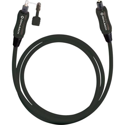 Toslink Audio Aansluitkabel [1x Toslink-stekker (ODT) - 1x Toslink-stekker (ODT)] 4.00 m Zwart Oehlbach OPTO Star Black