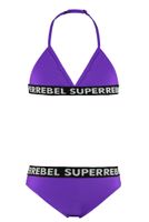 SUPERREBEL Meisjes bikini triangel - Paars fluo SUPERREBEL Meisjes bikini triangel - Paars fluo