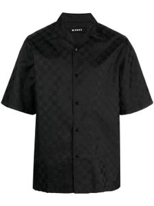 MISBHV chemise à motif monogrammé - Noir