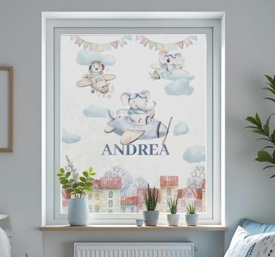 Vliegende dieren Raamsticker