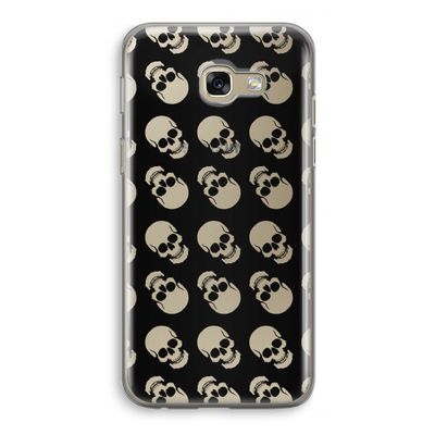 Musketon Skulls: Samsung Galaxy A5 (2017) Transparant Hoesje