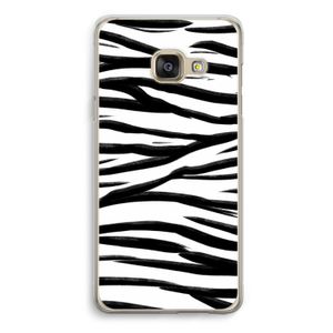 Zebra pattern: Samsung Galaxy A3 (2016) Transparant Hoesje