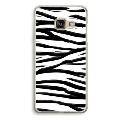 Zebra pattern: Samsung Galaxy A3 (2016) Transparant Hoesje