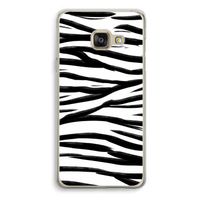 Zebra pattern: Samsung Galaxy A3 (2016) Transparant Hoesje