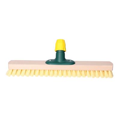 Schrobborstel - 40 cm - hout - met steelhouder - Badkamer borstels - schrobber