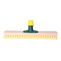 Schrobborstel - 40 cm - hout - met steelhouder - Badkamer borstels - schrobber