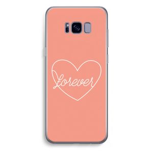 Forever heart: Samsung Galaxy S8 Plus Transparant Hoesje
