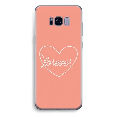 Forever heart: Samsung Galaxy S8 Plus Transparant Hoesje