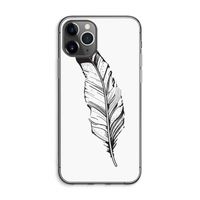Pluim: iPhone 11 Pro Max Transparant Hoesje
