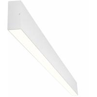 Lineaire LED Hanglamp - Lijnverlichting - Rinzu - 36W 4320lm - Helder/Koud Wit 6000K - 120cm - Wit