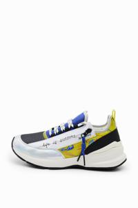 Runner sneakers met patch en rits - MATERIAL FINISHES - 37