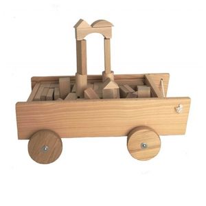 Egmont Toys Blokkenwagen hout 41x21x14 cm