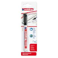 Edding stift 400 zwart 1mm ronde punt