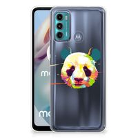 Motorola Moto G60 Telefoonhoesje met Naam Panda Color - thumbnail