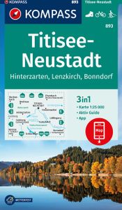 Wandelkaart 893 Titisee - Neustadt | Kompass