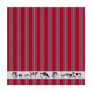 DDDDD theedoek Friesian - 60x65cm - Rood - 6 stuks