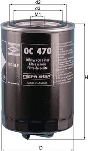 Oliefilter OC470
