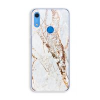 Goud marmer: Huawei Y6s Transparant Hoesje