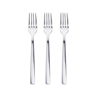 Set dessertvorken San Ignacio Earth SG7782 Roestvrij staal Helderheid (3 Stuks)