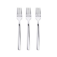 Set dessertvorken San Ignacio Earth SG7782 Roestvrij staal Helderheid (3 Stuks)