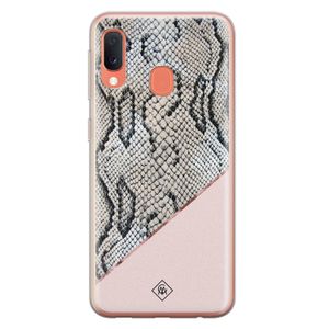 Samsung Galaxy A20e siliconen hoesje - Snake print