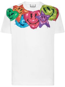 Philipp Plein t-shirt SS Smile en coton - Blanc