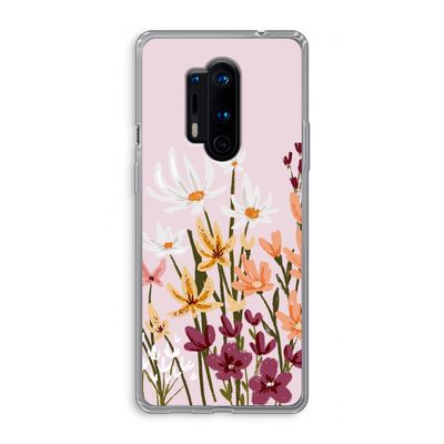 Painted wildflowers: OnePlus 8 Pro Transparant Hoesje