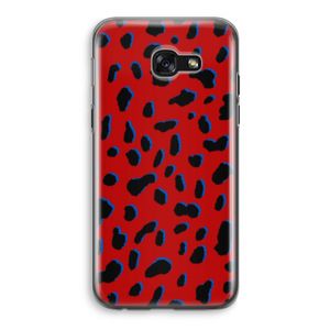 Red Leopard: Samsung Galaxy A5 (2017) Transparant Hoesje