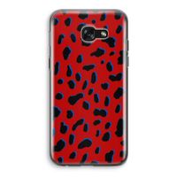 Red Leopard: Samsung Galaxy A5 (2017) Transparant Hoesje
