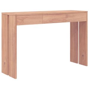 vidaXL Wandtafel 110x35x75 cm massief teakhout