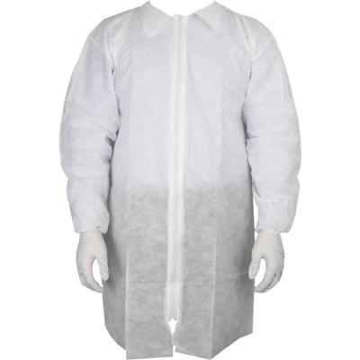 Antistat 603-5001 Wegwerplaboratoriumkittel voor bezoekers Maat: M Wit