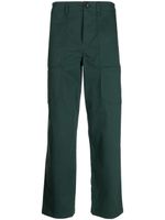 PS Paul Smith pantalon boutonné à coupe droite - Vert - thumbnail