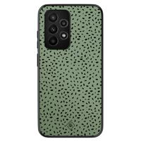 Samsung Galaxy A53 hoesje - Green confetti