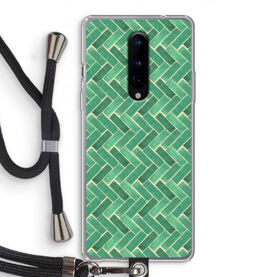 Moroccan tiles 2: OnePlus 8 Transparant Hoesje met koord