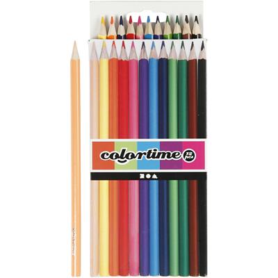 Creativ Company Kleurpotloden - basiskleuren, 12st.