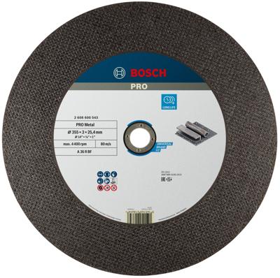 Bosch Accessoires Doorslijpschijf recht Expert for Metal A 36 R BF, 350 mm, 25,40 mm, 2,8 mm 1 stuks - 2608600543
