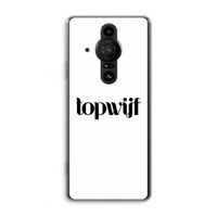 Topwijf Wit: Sony Xperia Pro-I Transparant Hoesje