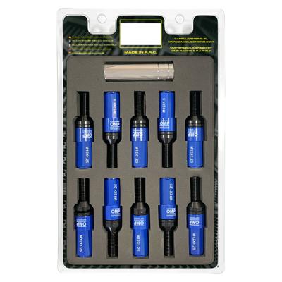 Schroevenkit OMP OMPS09971207 28 mm Blauw M12 x 1,25