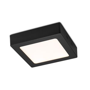 Light depot - LED plafondlamp Ska 17 vierkant - zwart - Outlet