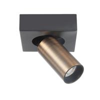 Highlight SpotEliano 1-lichts zwart met koper brons - S7480.32