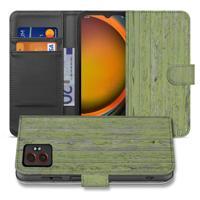 Groen Houtnerf Samsung Galaxy Xcover 7 Pro | Bookcase Hoesje