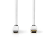 Nedis CCBW39650WT20 Apple Lightning-kabel Apple Lightning 8-pins Male - Usb-c 2,00 M Wit - thumbnail