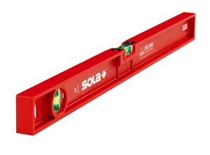 SOLA Kunststof waterpas PF80 80cm 2 libellen 1,00mm/m rood - 01413101