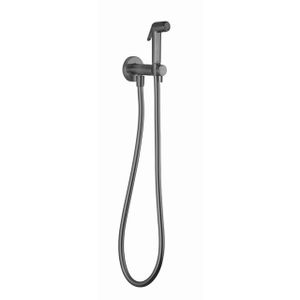Crosswater MPRO Bidet handdoucheset - inclusief wandhouder - slate (gunmetal) PRO945T