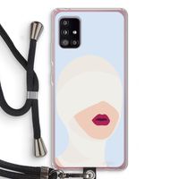 Incognito: Samsung Galaxy A51 5G Transparant Hoesje met koord