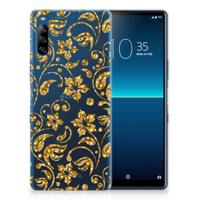 Sony Xperia L4 | TPU Case | Gouden Bloemen