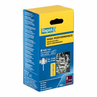 Klinknagels Rapid 5001434 Ø 4 x 12 mm