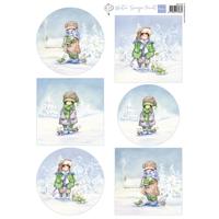 Marianne Design • knipvel hetty's snoesjes - winter forest