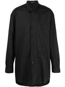 Ann Demeulemeester chemise boutonnée à manches longues - Noir