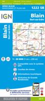 Wandelkaart - Topografische kaart 1222 SB - Serie Bleue Blain - Nort-sur-Erdre | IGN - Institut Géographique National Wandelkaart - Topografische kaart 1222 SB - Serie Bleue Blain - Nort-sur-Erdre | IGN - Institut Géographique National